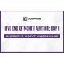 LIVE December End of Month Auction
