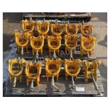 (15) General Clamp 4-1/2 Ton Beam Clamps S3
