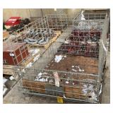 (2) Metal Warehouse Baskets