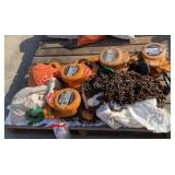 (4) Harrington 3 Ton Chain Hoists