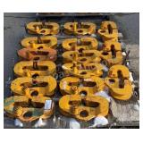 (15) General Clamp 3 Ton Beam Clamps USC 3A