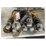 (7) Assorted Angle Grinders