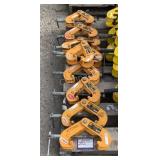 (9) Harrington 2 Ton Beam Clamps