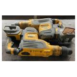 (2) DeWalt 60v Rotary Hammer Drills DCH733