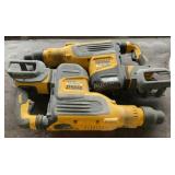 (2) DeWalt 60v Rotary Hammer Drills DCH733