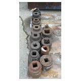(13) Assorted Iimpact Sockets