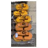 (10) General Clamp 3 Ton Beam Clamps USC 3A
