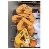 (9) Assorted Beam Clamps