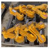(6) General Clamp 11 Ton Beam Clamps S4A
