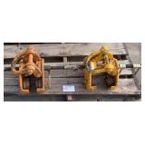 (2) General Clamp 3 Ton Beam Trollies