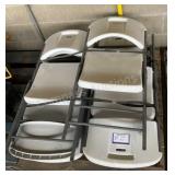 (8) Lifetime Folding Chairs
