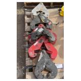 (6) Assorted Beam Clamps