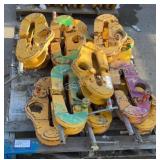 (12) General Clamp 5-1/2 Ton Beam Clamps USC 5