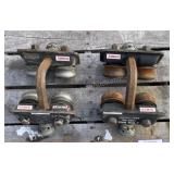 (2) CM 2 Ton Beam Trollies