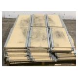 (Approx 60) 23"x11-1/2" Shelves