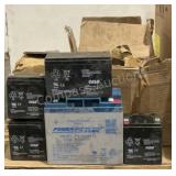 (12) Assorted 12V Batteries