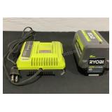 Ryobi 40V Battery & Charger