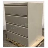 (2) Steelcase 4 Drawer Lateral Filing Cabinet