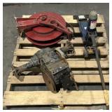 Hose Reel, Tractor Transmission & Jack