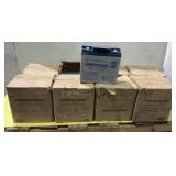 (8) Power Sonic 2ct 12V Batteries PS-12180 F2