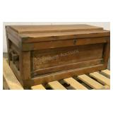Antique Wooden Trunk