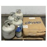 Propane Tanks, Rollator & Floor Polish