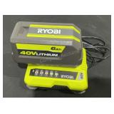 Ryobi 40V Battery & Charger