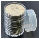 (20) .3617 Troy Oz Silver Coins