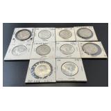 (10) .3617 Troy Oz Silver Coins