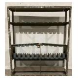 *VINTAGE* Military Rifle Rack 42"x36"x10"