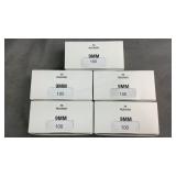 (250) Rnds Reloaded 9mm ammo