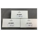 (150) Rnds Reloaded 40 S&W Ammo