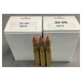 (40) Rnds Reloaded 30-06 M25 Ammo