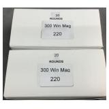 (40) Rnds Reloaded 300 WIN MAG Ammo