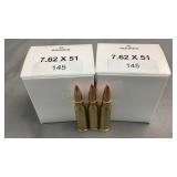 (40) Rnds Reloaded 7.62x51 Ammo