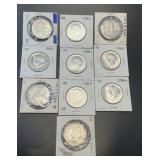 (10) .3617 Troy Oz Silver Coins