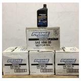 (4) Prime Guard 12ct 1qt 10W-30 Motor Oil Premium
