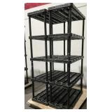 (2) Plastic Shelving Units