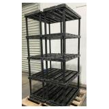 (2) Plastic Shelving Units