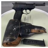 Carl Walther P38 w/Leather Holster 9mm