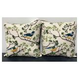 (2) LR Home Bird Pillows