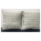 (2) LR Home Throw Pillows