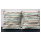 (2) LR Home Throw Pillows