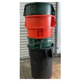 Brute/Carlisle Heavy Duty Plastic Garbage Cans