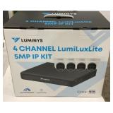 Luminys 4 Channel 5MP IP Kit LumiLuxLite