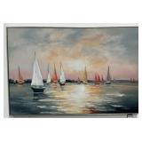 Sails At Sunset Wall Art