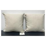 (2) LR Home Throw Pillows