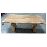 LR Home Natural 78" Dining Table