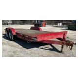 J&R Welding 21ï¿½ Tilt-Deck Equipment Trailer