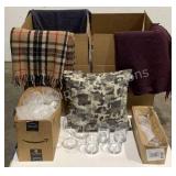 Pillows, Wine Glasses, & More